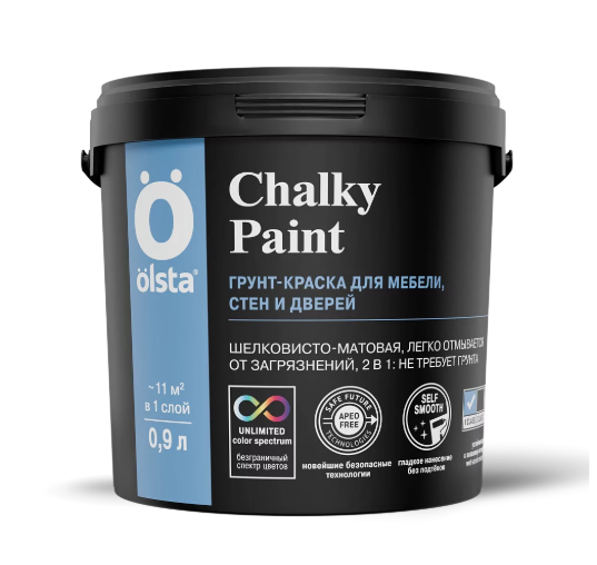 Купить Olsta CHALKY PAINT краска для мебели, стен и дверей